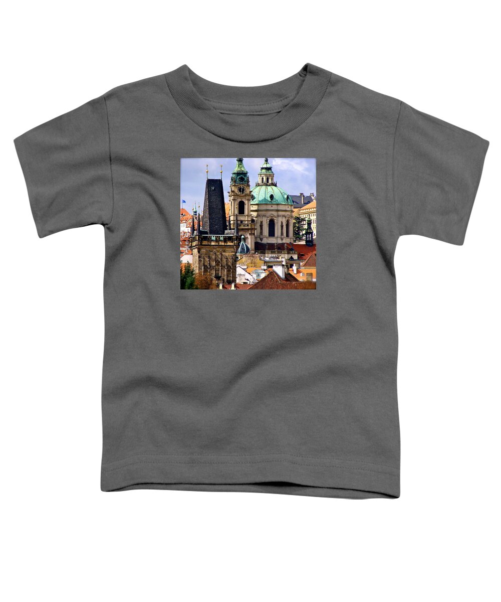 Prague Toddler T-Shirt featuring the photograph Castle Hill Prague by Ira Shander