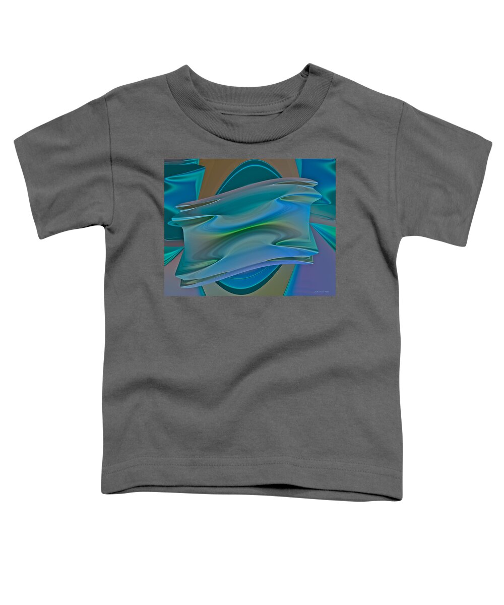 Abstract Toddler T-Shirt featuring the digital art Changing Expectations by Judi Suni Hall