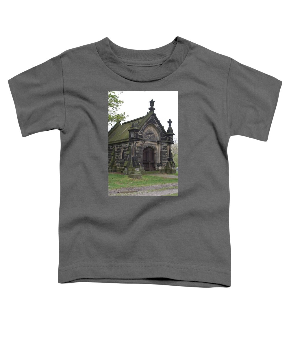 Charles Toddler T-Shirt featuring the photograph Chestnut Grove Cemetery Colllins Mausoleum by Valerie Collins