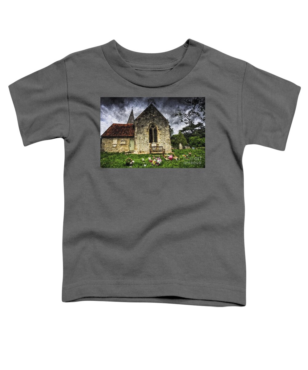 Church Toddler T-Shirt featuring the photograph Church at Lissing by Sheila Smart Fine Art Photography