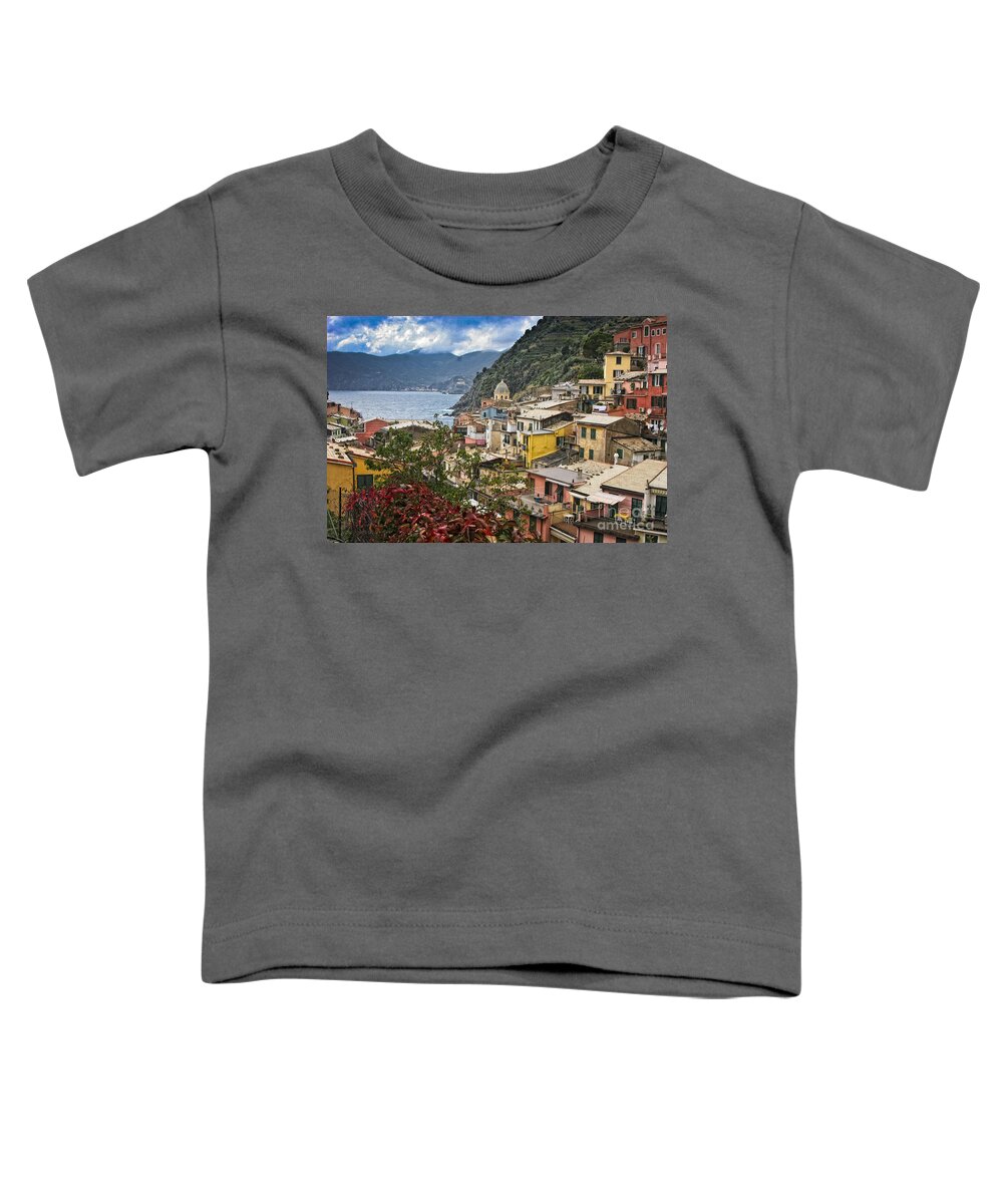 Italy Toddler T-Shirt featuring the photograph Cinque Terre Hike by Timothy Hacker