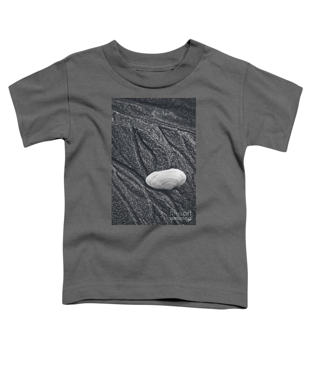 Clam Toddler T-Shirt featuring the photograph Clam Shell by Alana Ranney