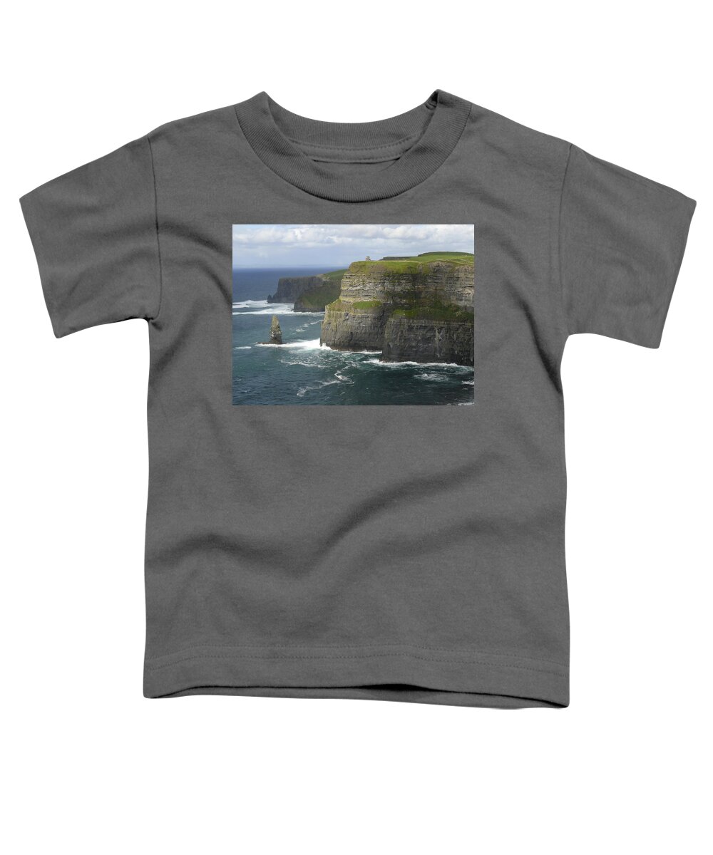 Ireland Toddler T-Shirt featuring the photograph Cliffs of Moher 2 by Mike McGlothlen