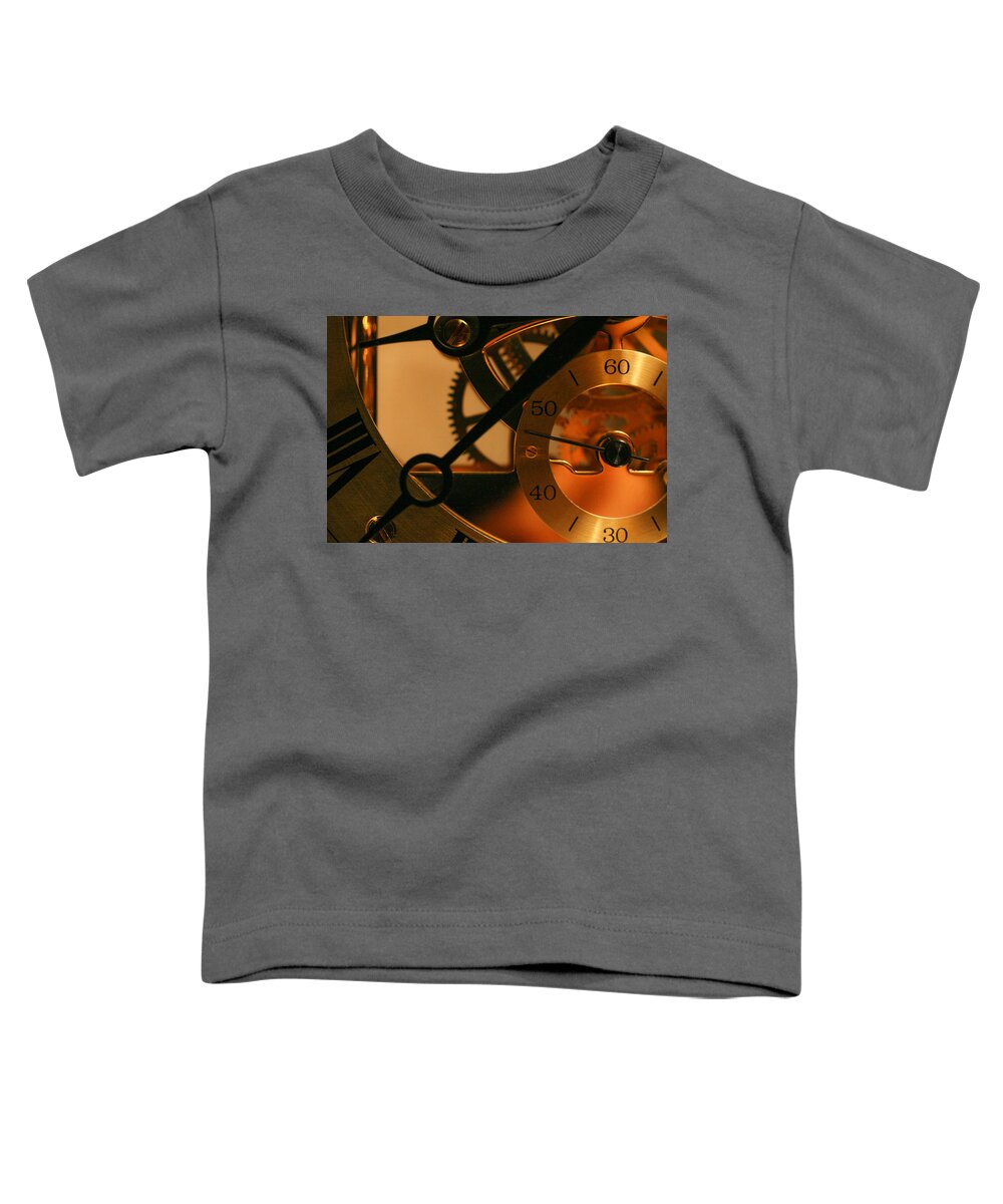 Time Toddler T-Shirt featuring the photograph Clockwork by Jeff Mize