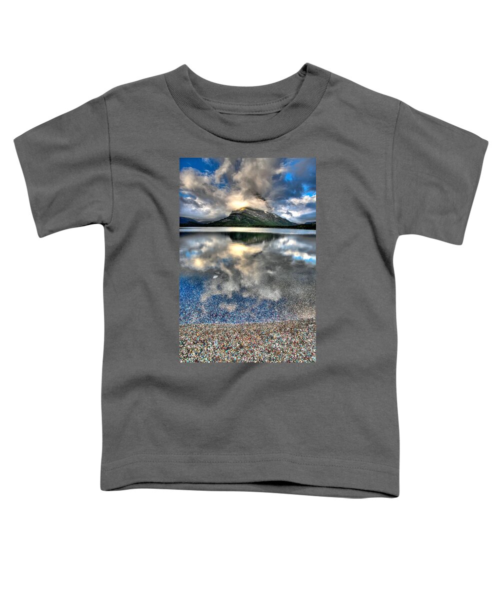 Breaking Clouds Toddler T-Shirt featuring the photograph Cloud Catcher by David Andersen