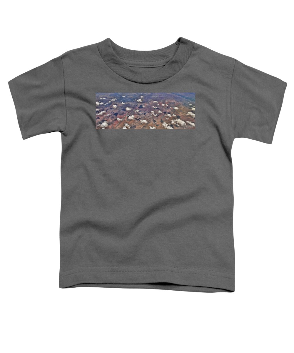 Popular Toddler T-Shirt featuring the photograph Clouds And Shadows on The Hills by Paulette B Wright