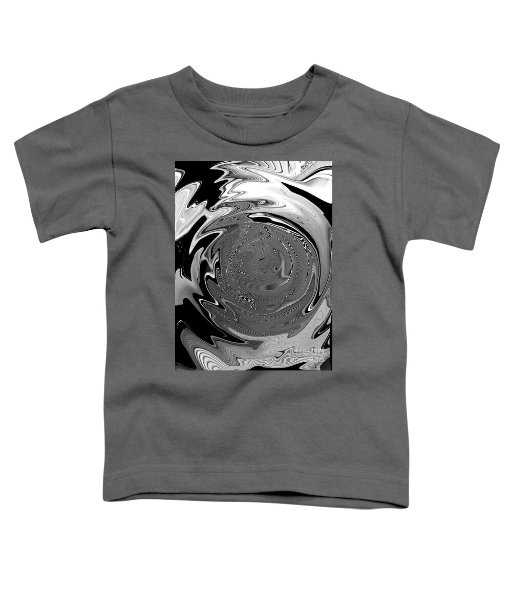 Abstract Toddler T-Shirt featuring the photograph Colorless Glance by Fei A