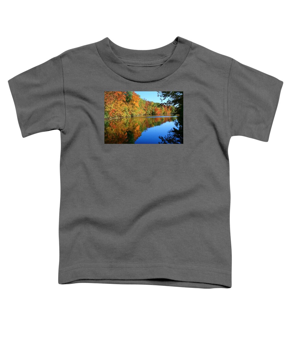 Fall Toddler T-Shirt featuring the photograph Colors of Fall by Susan McMenamin