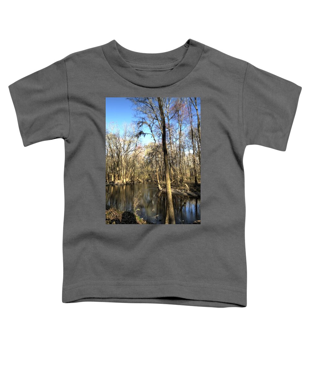 Congaree Toddler T-Shirt featuring the photograph Congaree Creek-2 by Charles Hite