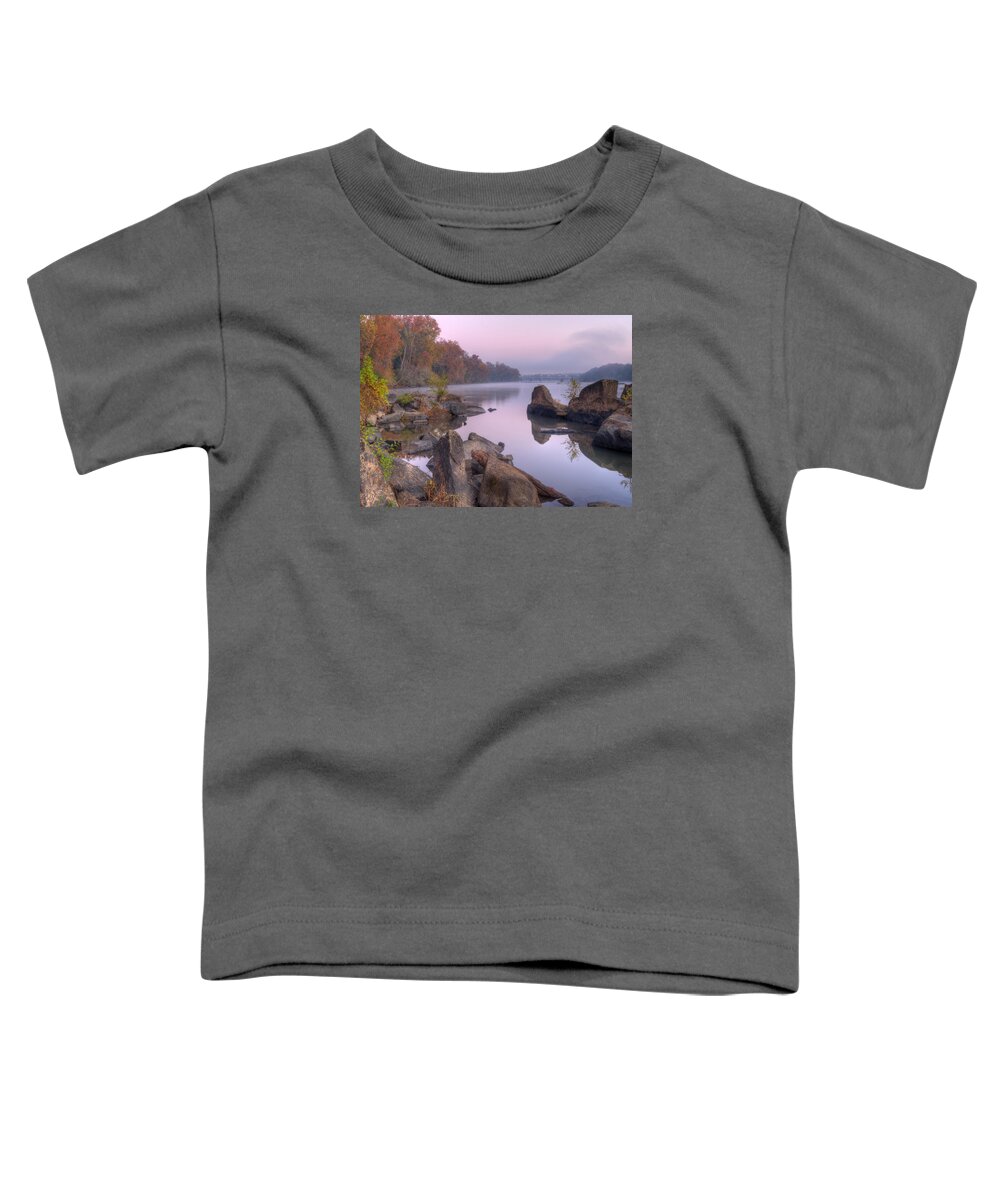 Congaree River Toddler T-Shirt featuring the photograph Congaree River at Dawn-1 by Charles Hite