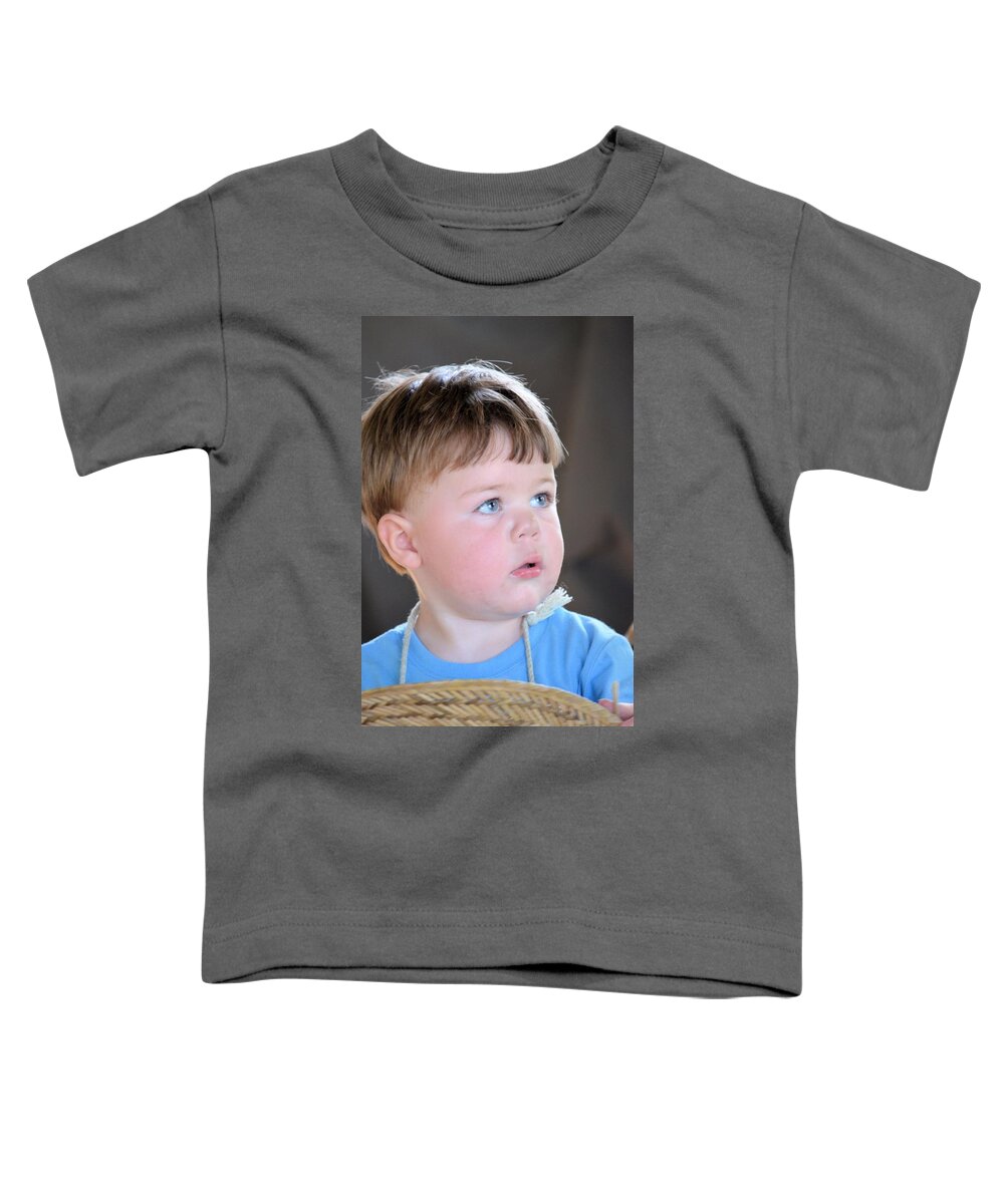 Country Toddler T-Shirt featuring the photograph Country Boy Blues by Maria Urso