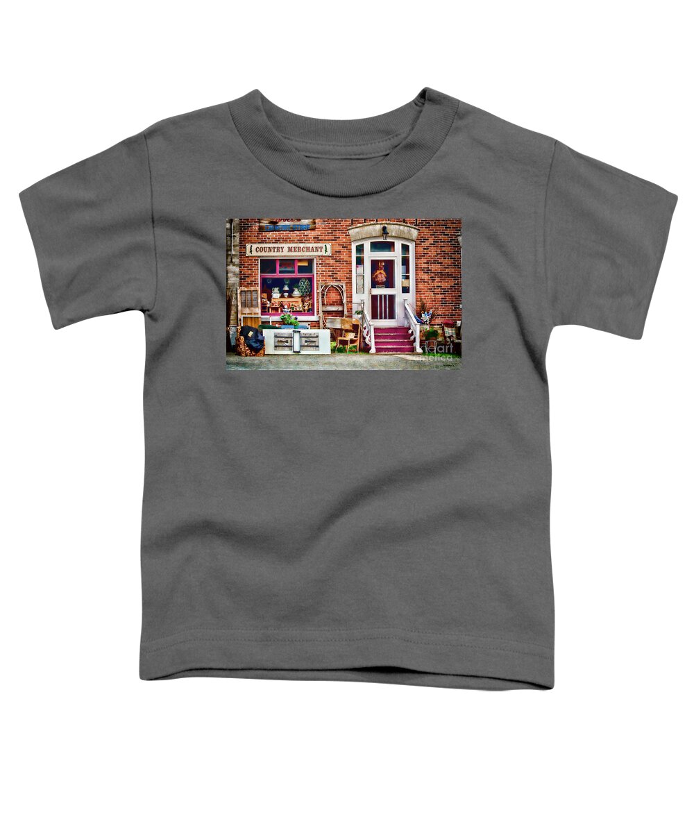 Country Toddler T-Shirt featuring the photograph Country Store by Les Palenik