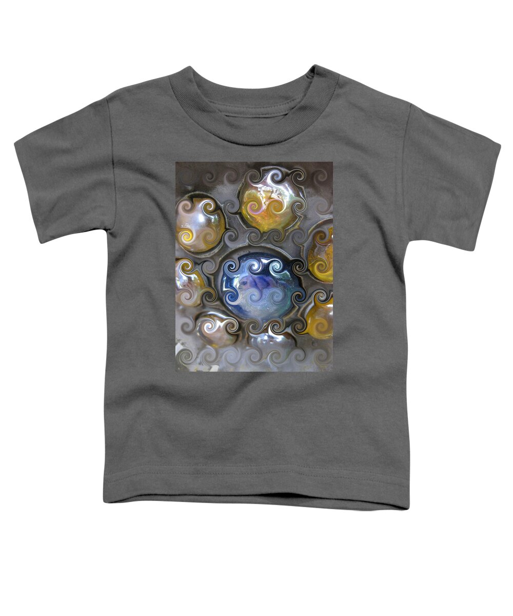 Curl Toddler T-Shirt featuring the photograph Curlicue III by Carolyn Jacob