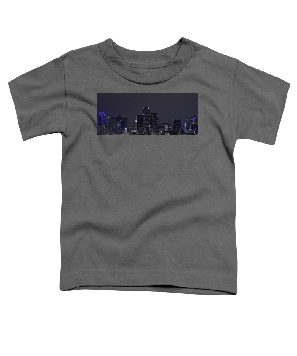 Dallas Toddler T-Shirt featuring the photograph Dallas Skyline South Side by Jonathan Davison