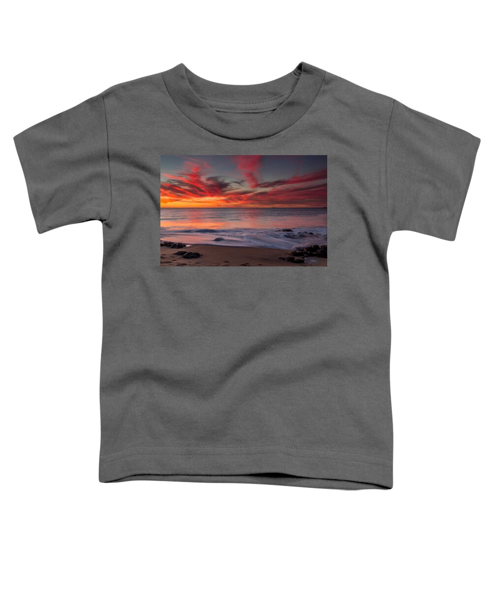 Sunset Toddler T-Shirt featuring the photograph Day Ending by Robert Caddy