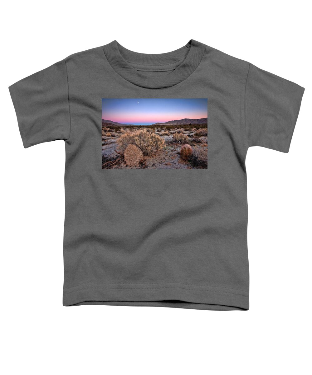 Anza-borrego Desert Toddler T-Shirt featuring the photograph Desert Twilight by Peter Tellone
