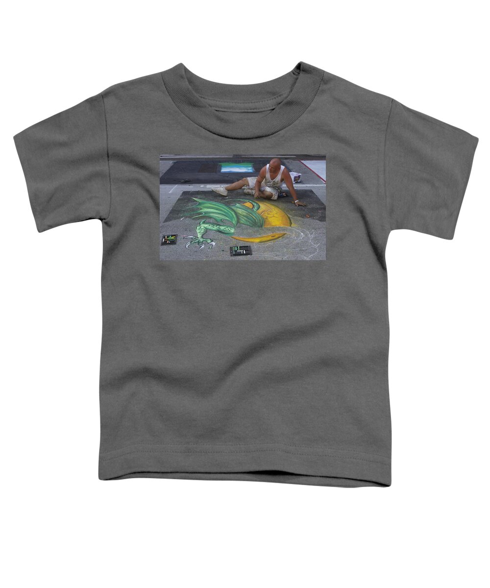 Dragon Toddler T-Shirt featuring the photograph Dragon by Debra and Dave Vanderlaan