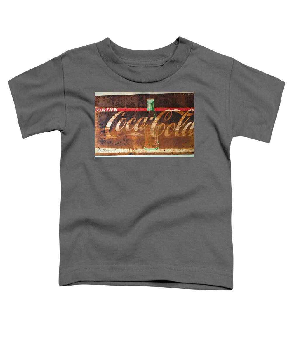 Coca-cola Toddler T-Shirt featuring the photograph Drink Coca-Cola by Tikvah's Hope