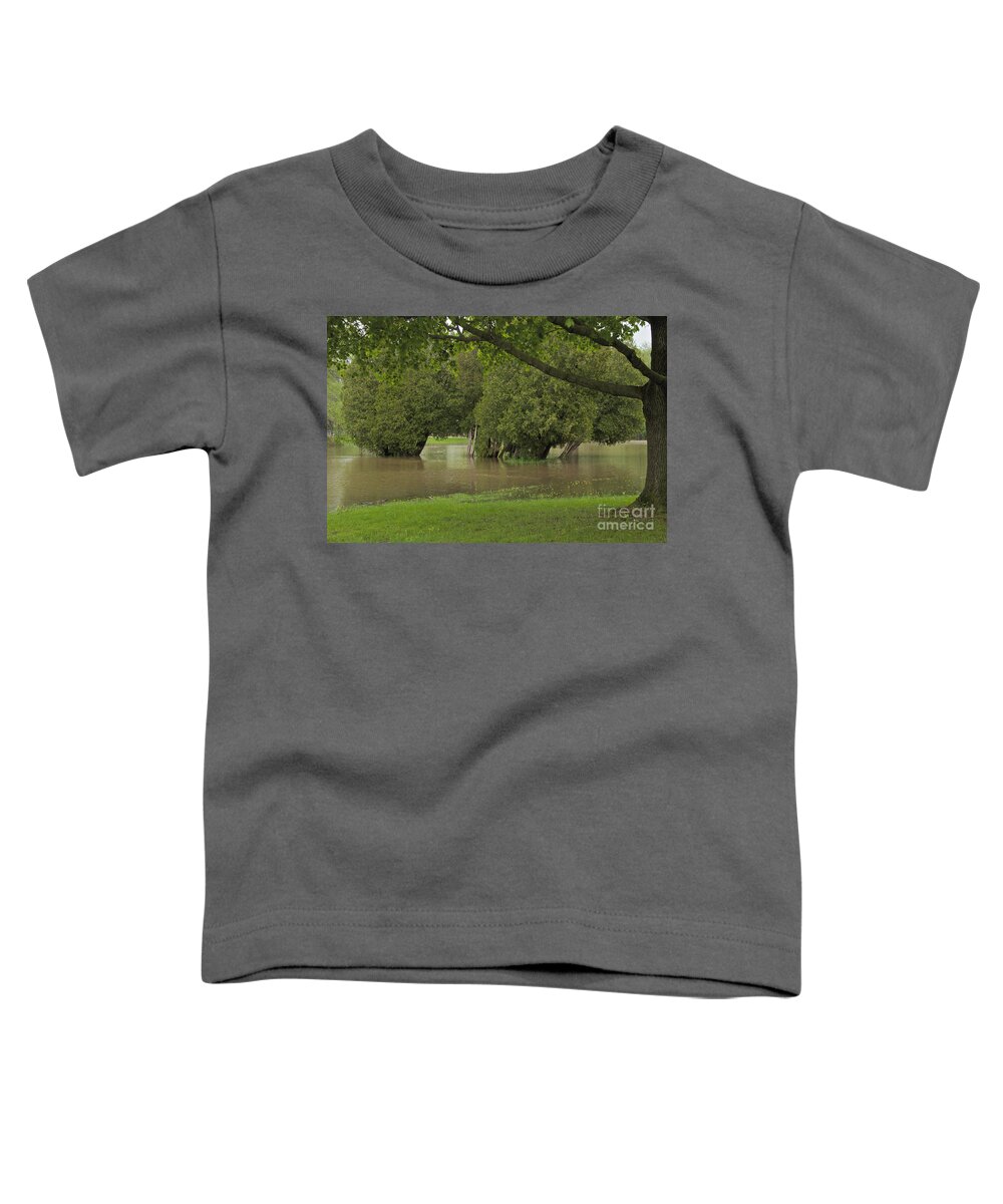 Ellison Park Toddler T-Shirt featuring the photograph Drowning Trees by William Norton