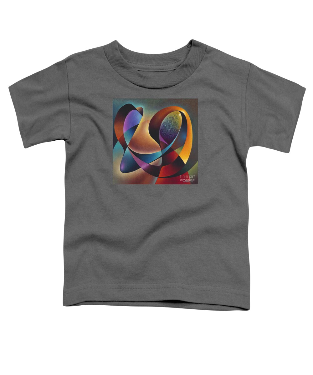 Dynamic Toddler T-Shirt featuring the painting Dynamic Series #13 by Ricardo Chavez-Mendez