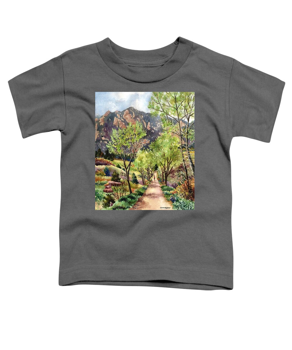 Springtime Painting Toddler T-Shirt featuring the painting Early Spring by Anne Gifford