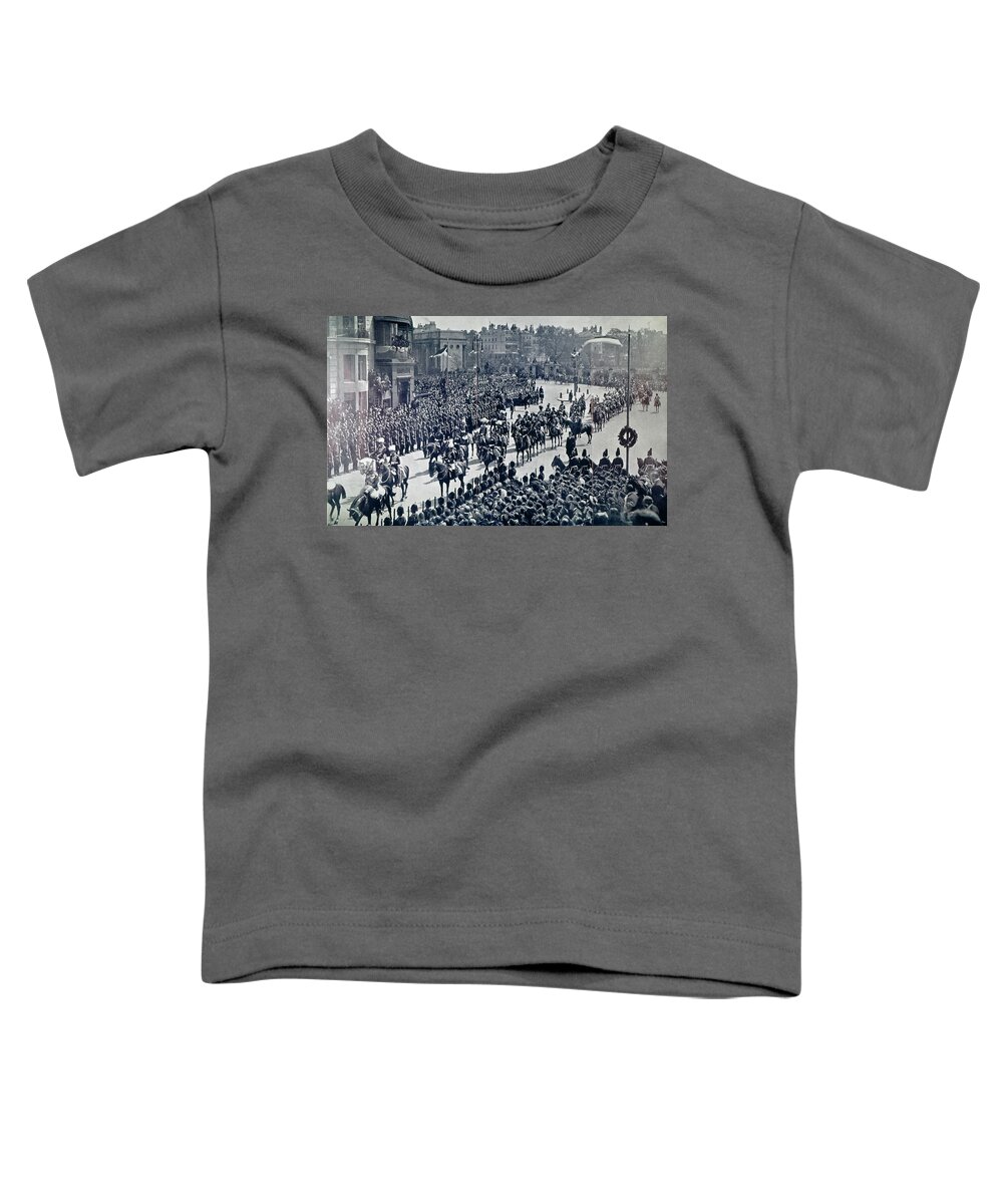 1910 Toddler T-Shirt featuring the photograph Edward Vii Funeral, 1910 by Granger