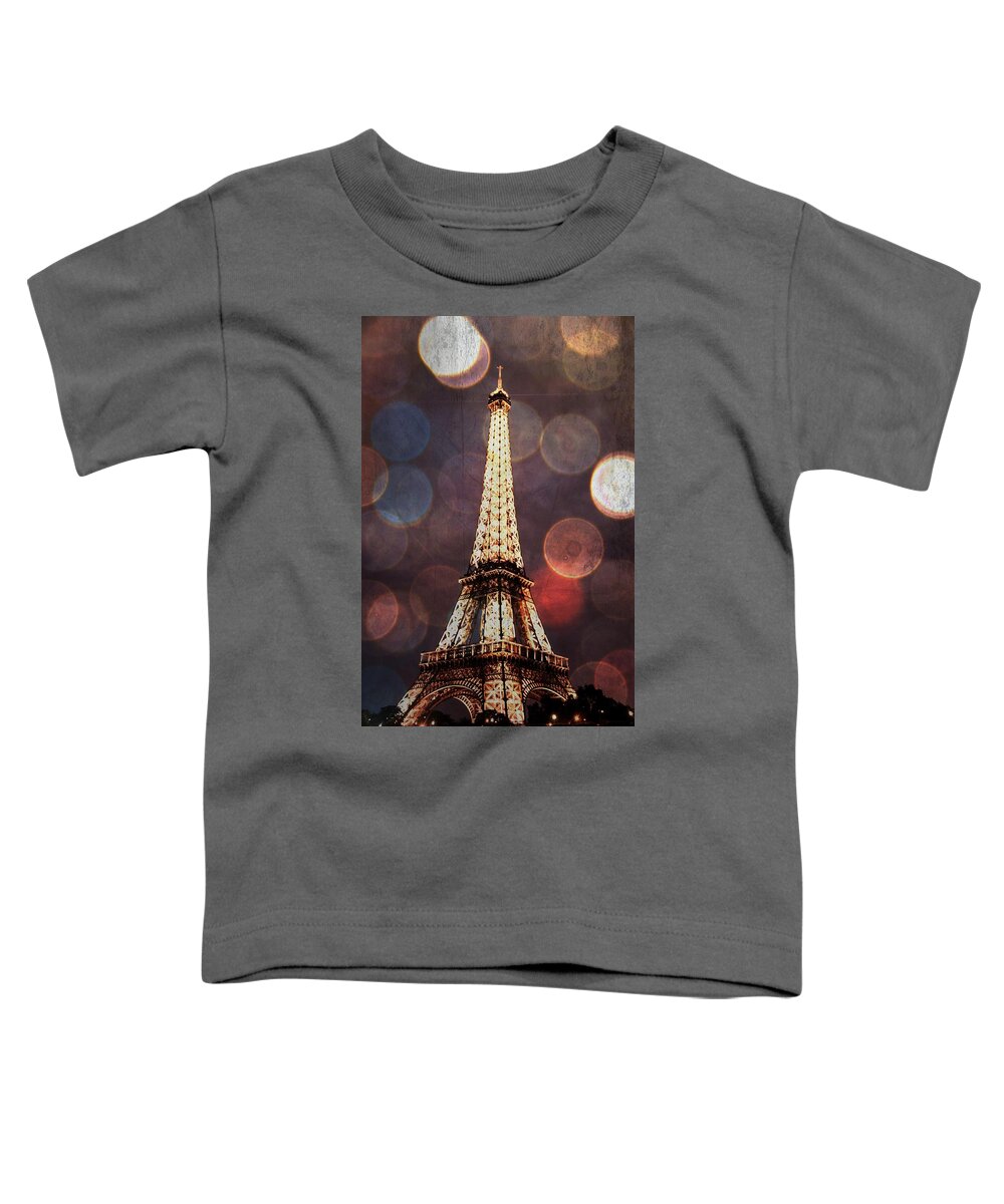  Toddler T-Shirt featuring the photograph Eiffel Tower-4 by Bill Howard