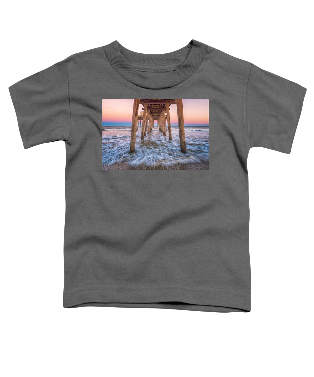 Ocean City Toddler T-Shirt featuring the photograph Felicity of the Tide by Mark Rogers