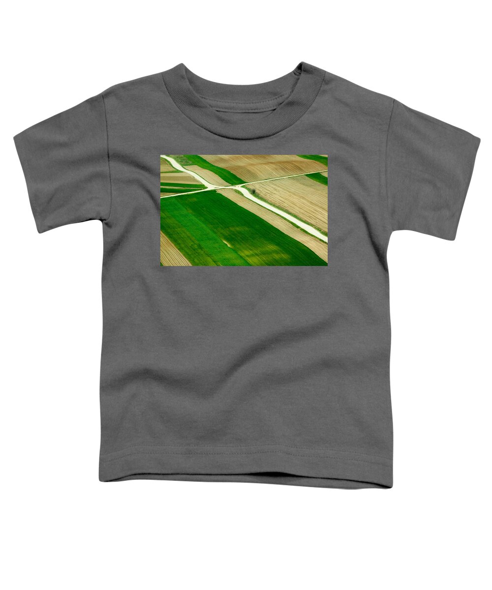 Landscapes Toddler T-Shirt featuring the photograph Fields in Spring by Davorin Mance