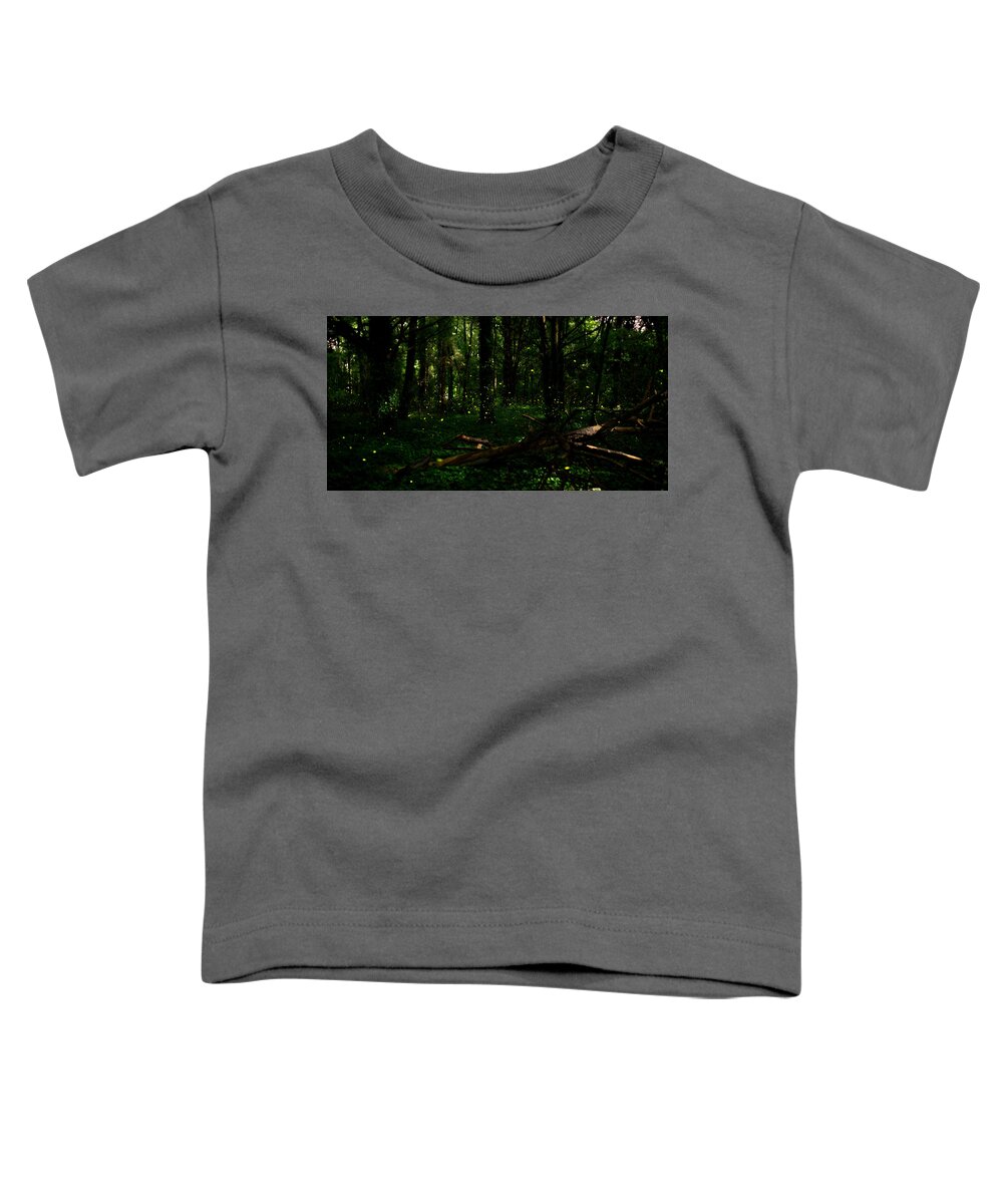 Firefly Toddler T-Shirt featuring the photograph Firefly Magic by Stacy Abbott