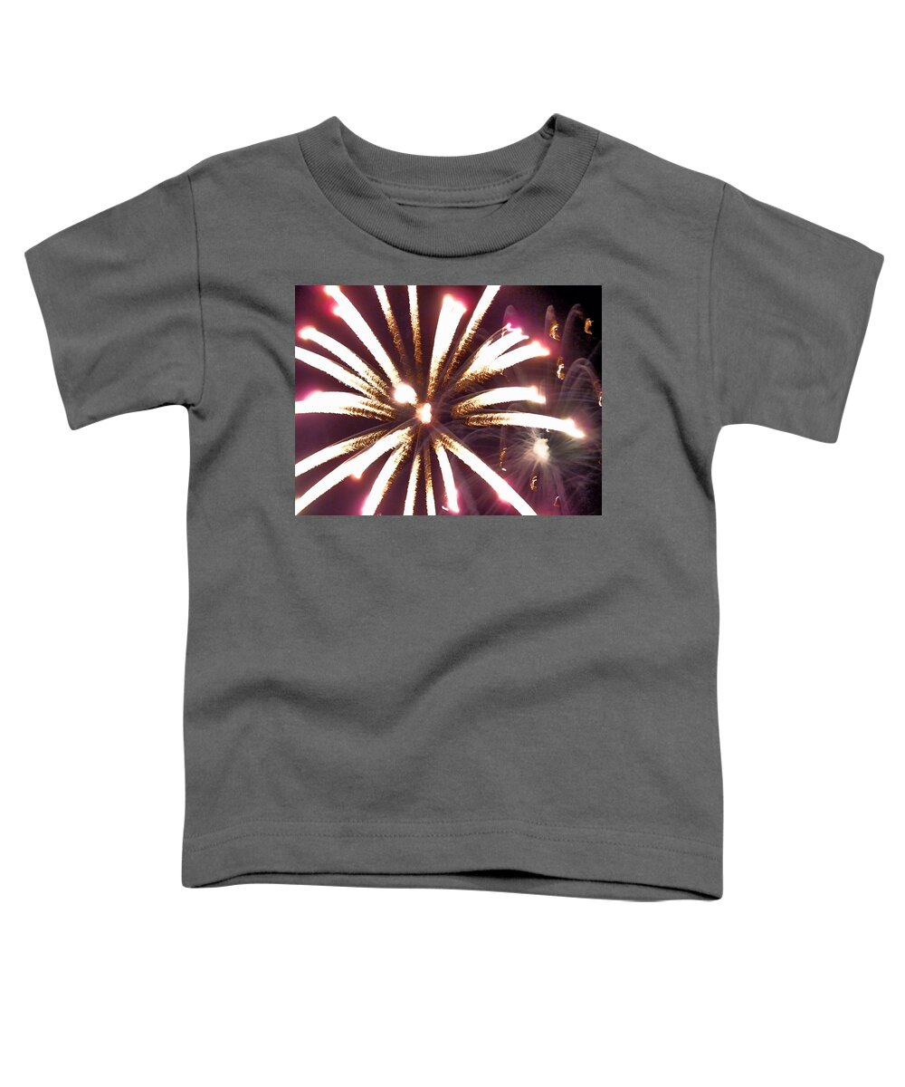 Fireworks Toddler T-Shirt featuring the photograph Fireworks by Janice Drew