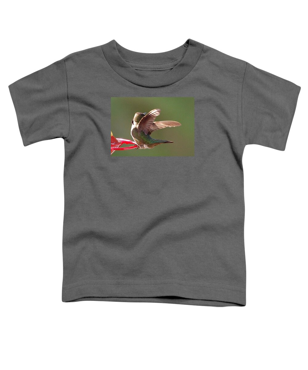 Linda Brody Toddler T-Shirt featuring the photograph Flexible by Linda Brody