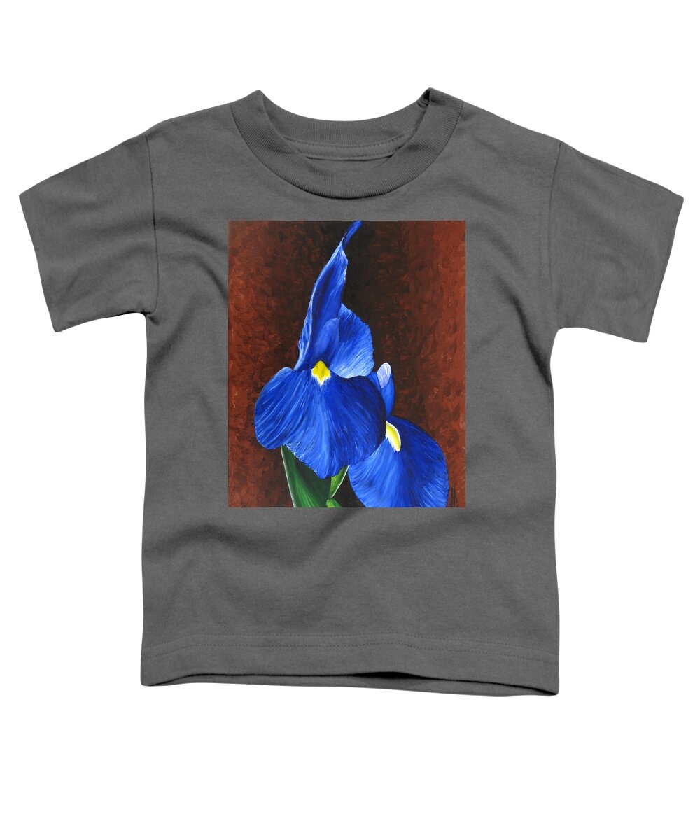 Flora Toddler T-Shirt featuring the painting Flora Series-Number 8 by Jim Harper