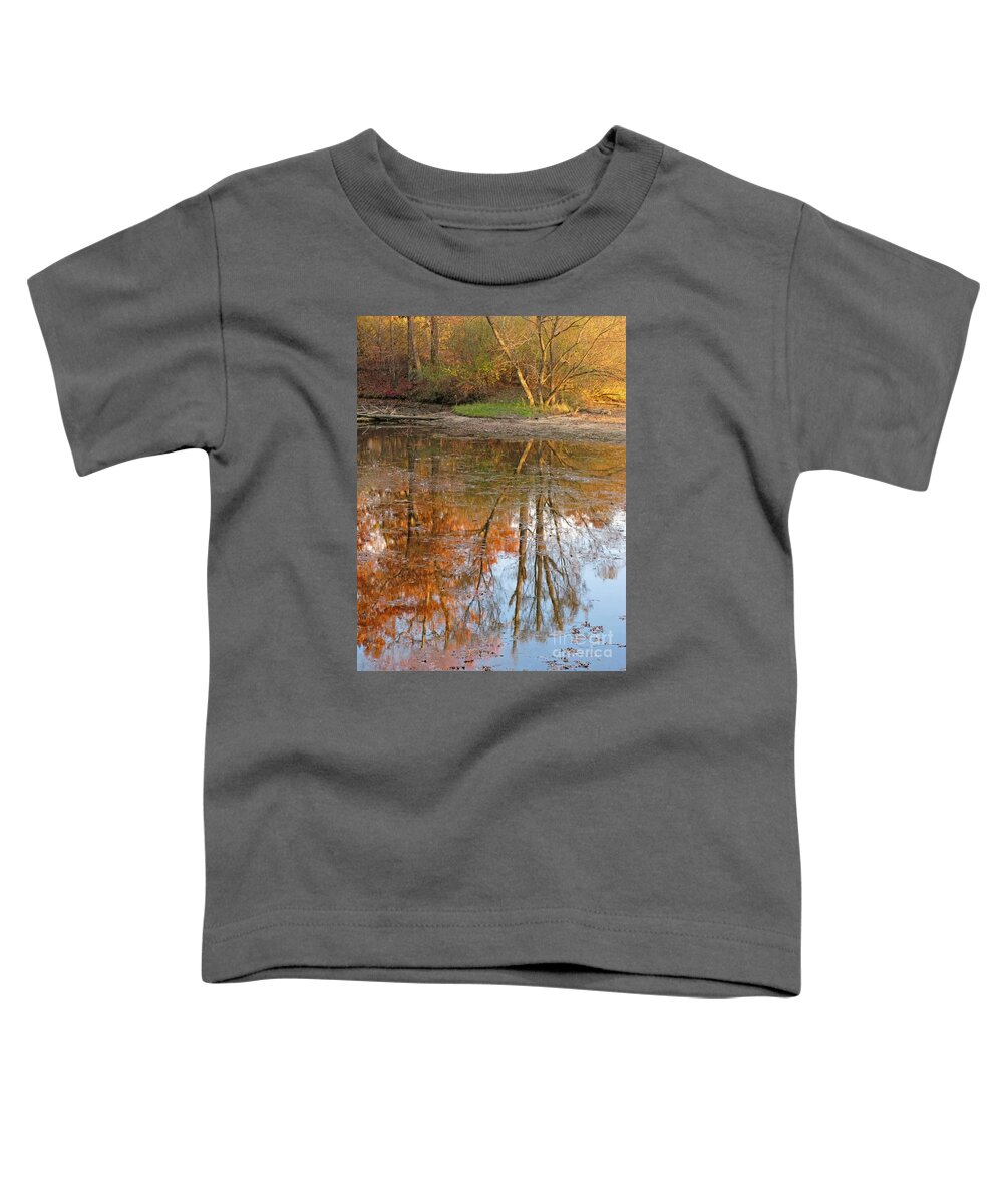 Autumn Toddler T-Shirt featuring the photograph Forest Glow by Ann Horn