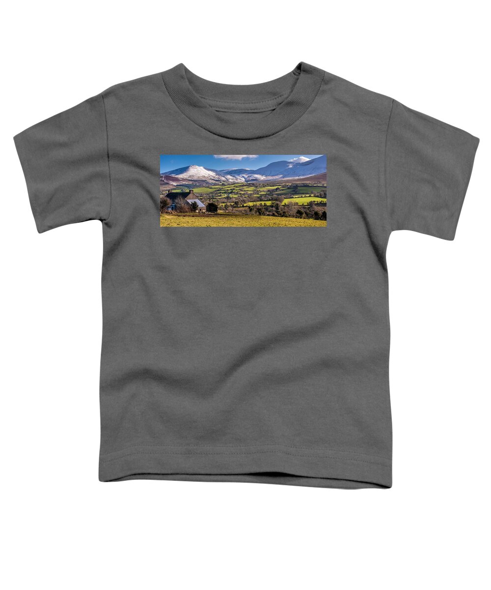 Ireland Toddler T-Shirt featuring the photograph Galtee Mountains in Ireland by Pierre Leclerc Photography
