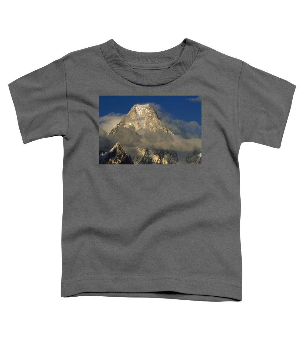 Feb0514 Toddler T-Shirt featuring the photograph Gasherbrum Iv Western Face Pakistan by Ned Norton