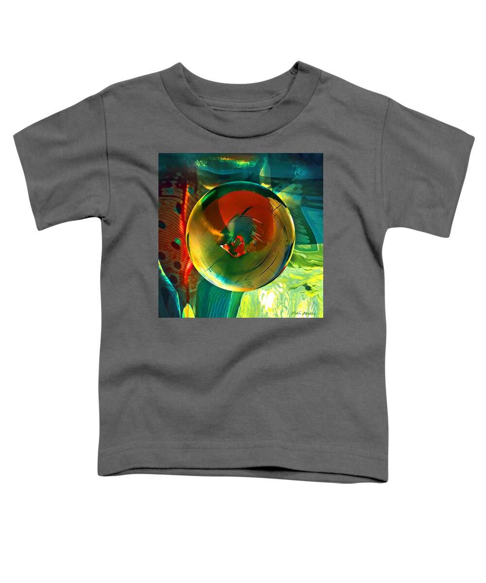  Art Globe Toddler T-Shirt featuring the painting Geronimo by Robin Moline