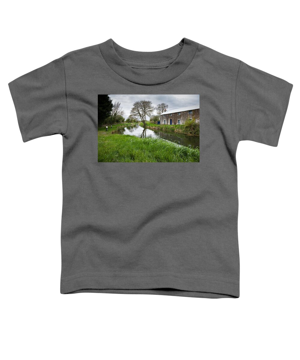 Grand Toddler T-Shirt featuring the photograph Grand Canal at Miltown by Ian Middleton