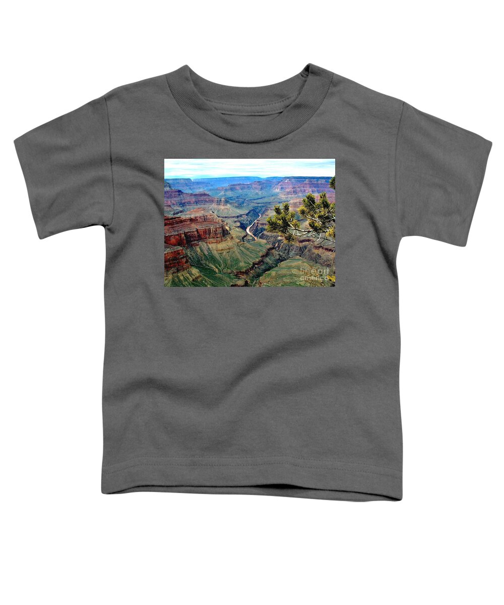 Grand Canyon National Park Toddler T-Shirt featuring the photograph Grand Canyon Colorado River by Marilyn Smith