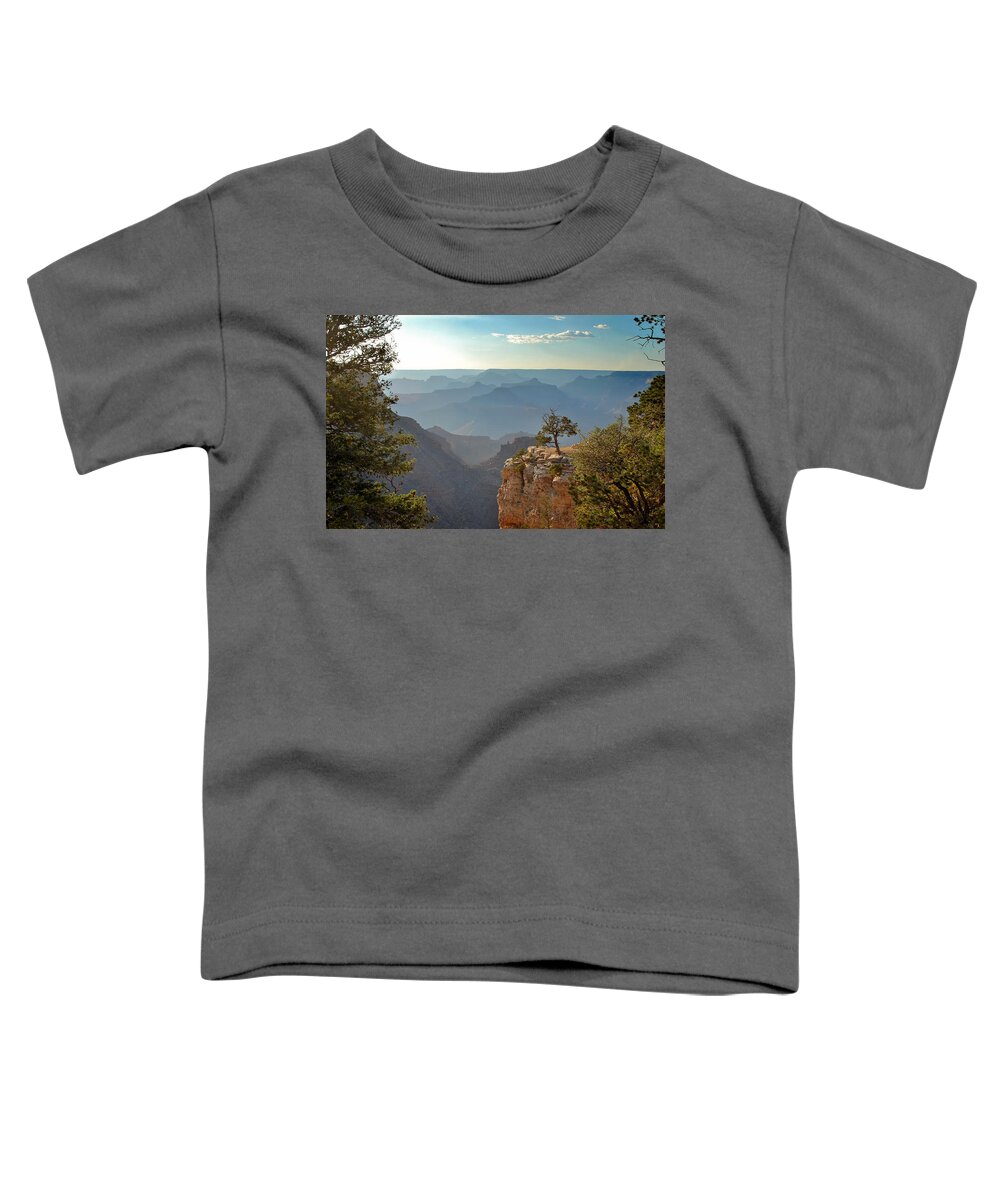 Sunset Toddler T-Shirt featuring the photograph Grand Canyon's Setting Sun by Gregory Ballos