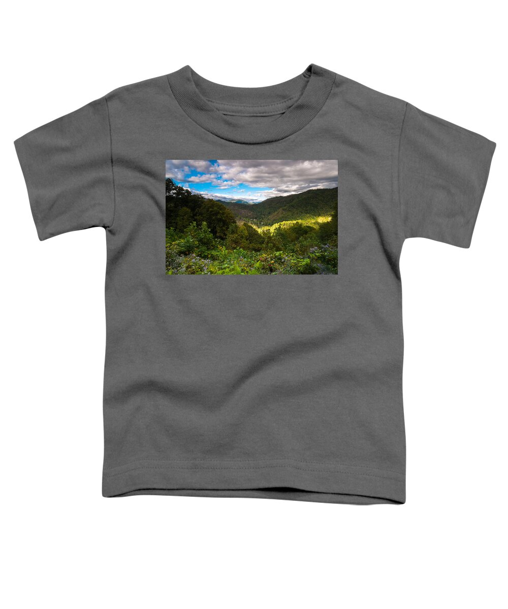 Blue Ridge Parkway Toddler T-Shirt featuring the photograph Great Smoky Mountains by Raul Rodriguez