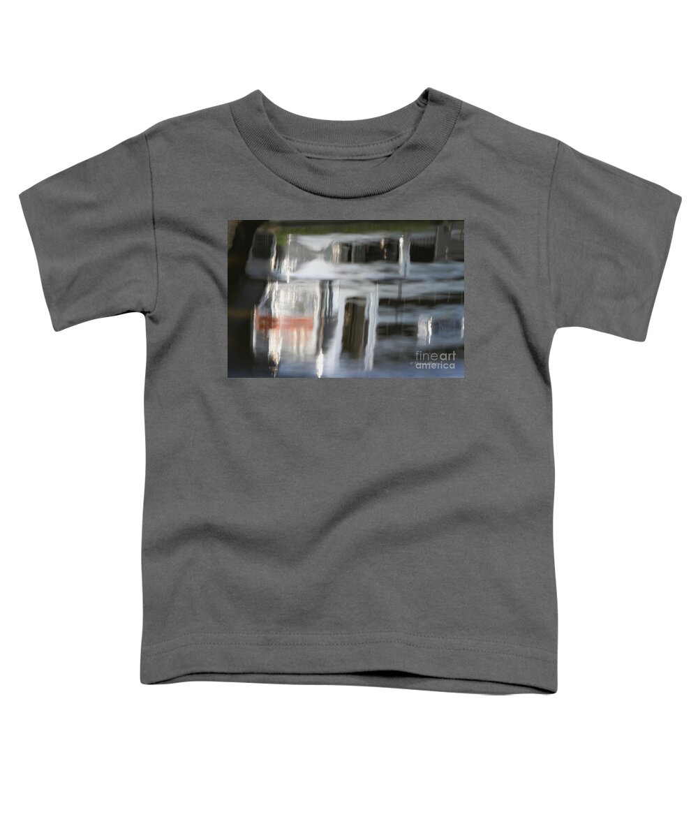 Reflection Toddler T-Shirt featuring the photograph Grill Reflection by Deborah Benoit