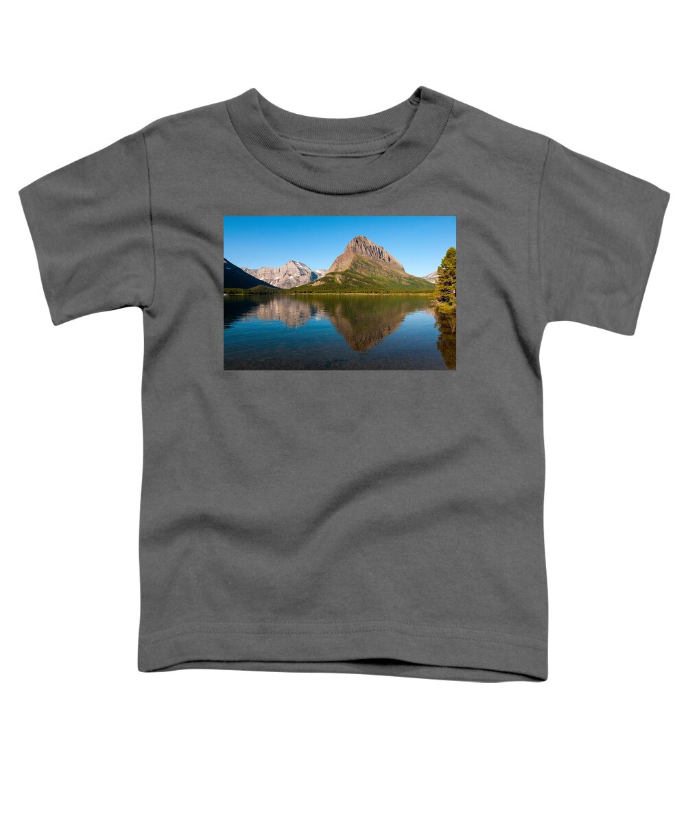Glacier Toddler T-Shirt featuring the photograph Grinnell Point by Steve Stuller