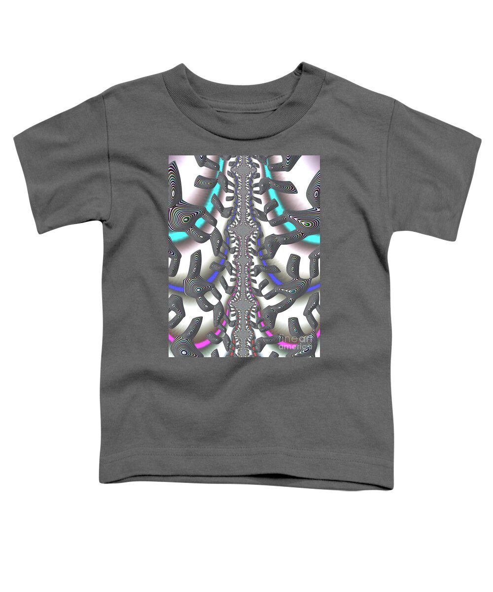 Art Toddler T-Shirt featuring the digital art HJ-Way forward by Vix Edwards