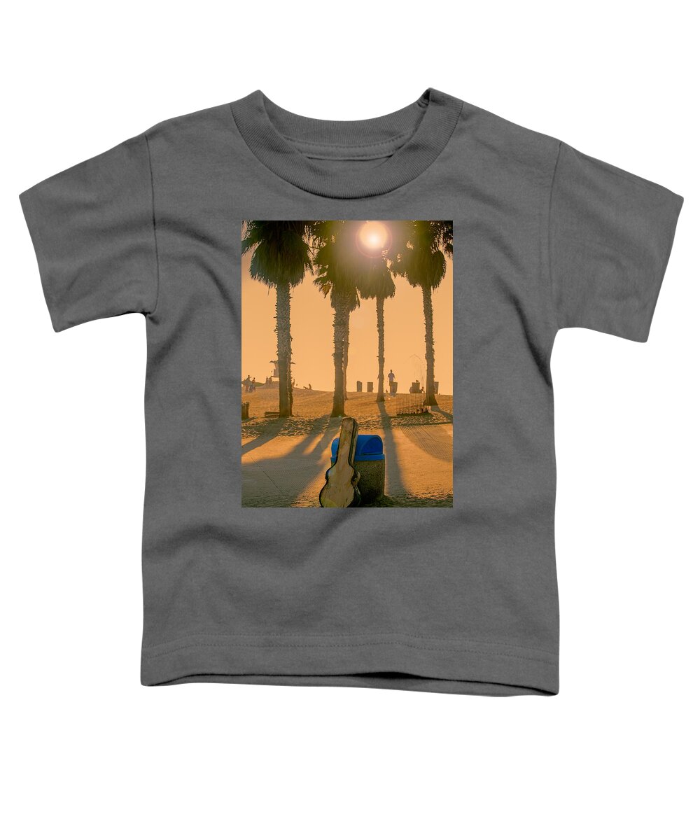 Beach Toddler T-Shirt featuring the photograph Hotel California by Peter Tellone