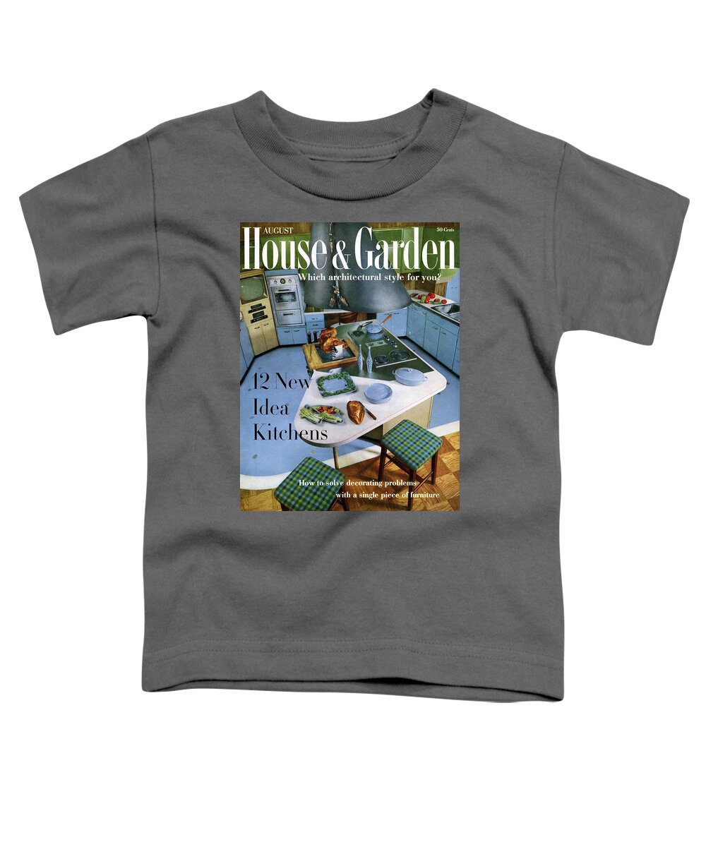 Interior Toddler T-Shirt featuring the photograph House And Garden Kitchen Ideas Issue by George De Gennaro