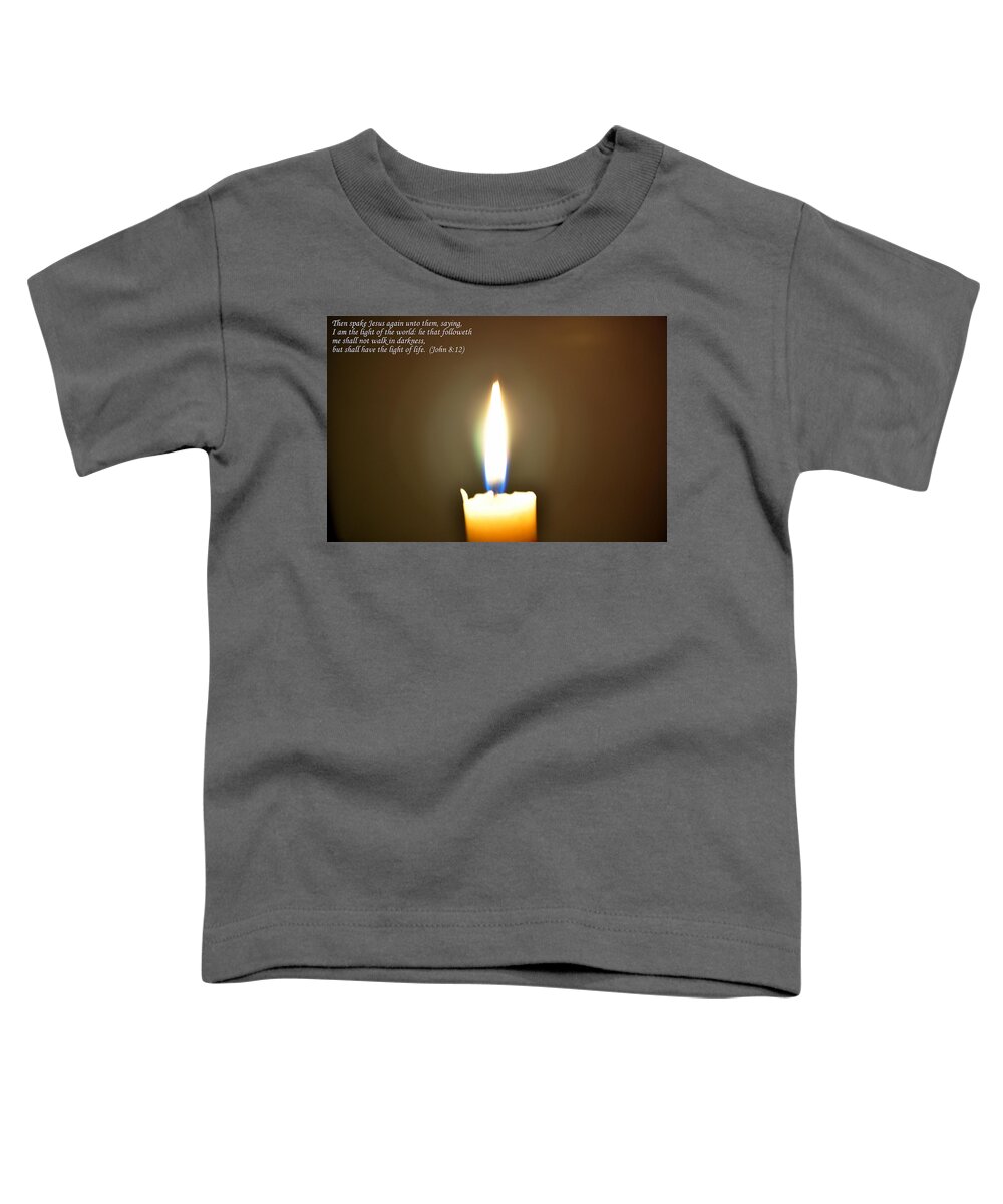 I Am The Light Toddler T-Shirt featuring the photograph I am the Light by Tikvah's Hope