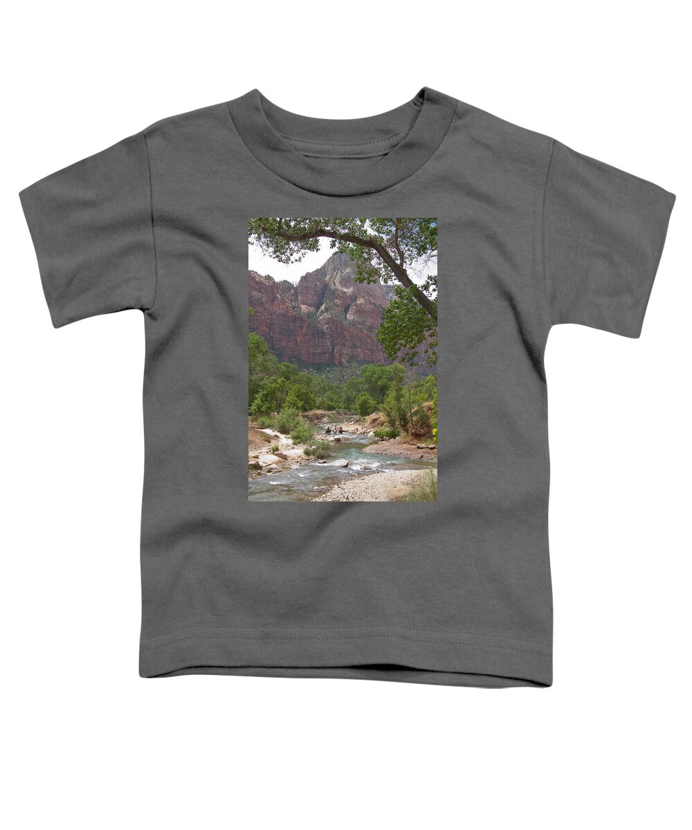 Virgin River Toddler T-Shirt featuring the photograph Iconic Western Scene by Natalie Rotman Cote