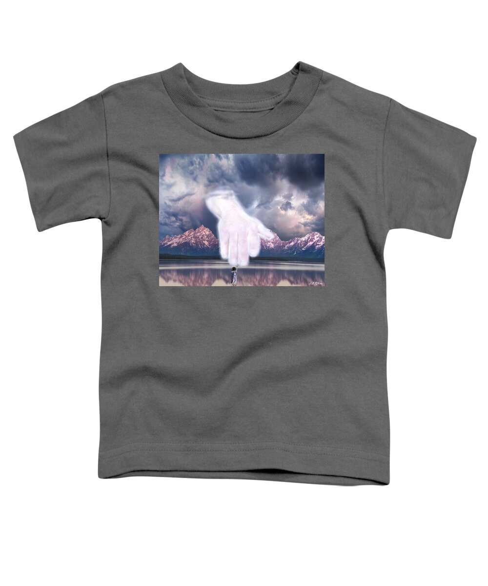 Spiritual Toddler T-Shirt featuring the digital art In Touch by Bill Stephens