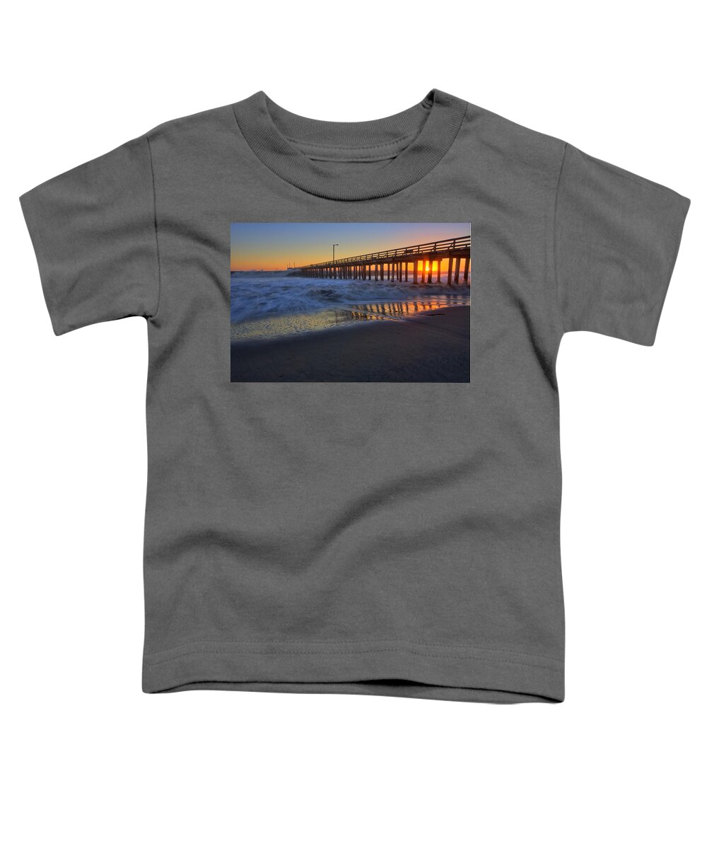 Sunset Toddler T-Shirt featuring the photograph Incoming by Beth Sargent